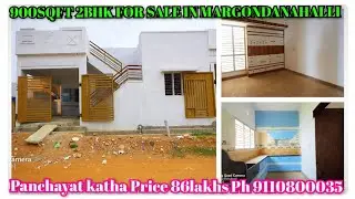 2BHK HOUSE FOR SALE MARGONDANAHALLI K R PURAM 900SQFT BANGALORE PRICE 86LAKHS SLIGHTLY NEG