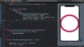 Hindi SwiftUI Custom ProgressBar Activity Cycle   Depth In SwiftUI Tutorial  HD