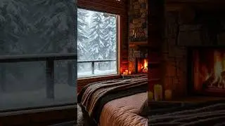 Snowstorm White Noise for Sleep | Soft Piano + Snow & gentle snow #asmr #soothingrelaxation #sleep