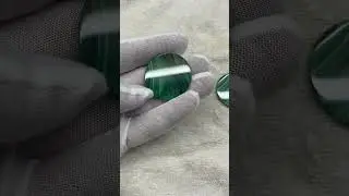 The polished effect of our factory's natural malachite. A mirror-like luster.#gemstonesupply