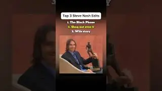 Top 3 Steve Nash Edits 😳 #nba #basketball