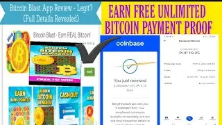 EARN FREE UNLIMITED BITCOIN @BITCOIN BLAST #Legitpayingapps #coinbase