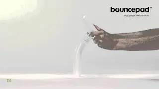 Tablet kiosk with tilt screen movement - Bouncepad