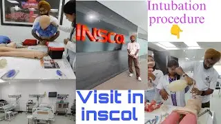 Inscol visit in chandigarh || Performed intubation procedure and choking technique