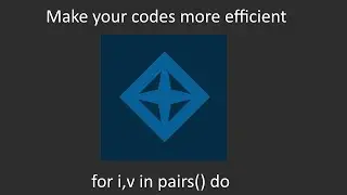 How to Make Your Code More Efficient (for i, v)| Roblox Studio Tutorial
