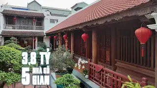 2 Năm Chuẩn Bị Gỗ Làm Nhà –Đồ Thờ Đầu Tư Tổng Trị Gía 30 Cây Vàng 9999 – Kiệt Tác Nhà Gỗ Tâm Huyết