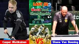 LAST 32 | Shane Van Boening vs Casper Matikainen | HIGHLIGHTS | 2025 World Pool Championship