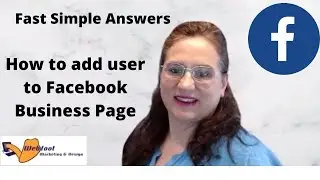 Facebook How to add a user to business account