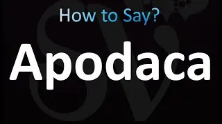 How to Pronounce Apodaca (Correctly!)