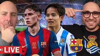 انضم للبث المباشر مع زيزو وباسل بعد ريال سوسيداد-برشلونة🔵🔴
