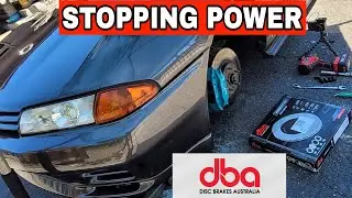 Installing DBA Rotors on my R32 GTR