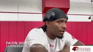 Wisconsin CB Faion Hicks on loss to No. 14 Michigan