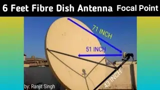 How To Get Accurate Focal PointOn 6 feet Fiber Dish Antenna||
