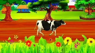 Cartoon background video no copyright | animated background | animated cartoon village background
