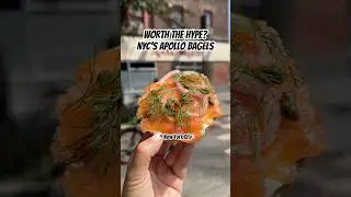 Apollo Bagels в Нью-Йорке: стоит внимания! #nycfood #bagels #apollobagels #newyorkcity #nyfoodie