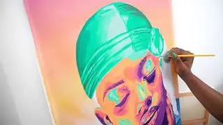 Finishing my First Painting of the Year | VLOG