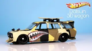 CUSTOM HOT WHEELS DATSUN 510 WAGON