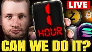 LIVE Altcoin Trading Challenge (4 Coins In 2 Hours)