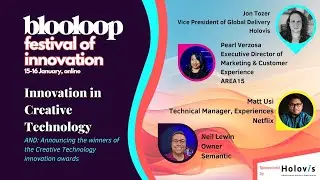 Innovation in Creative Technology: blooloop Festival of Innovation Jan 25