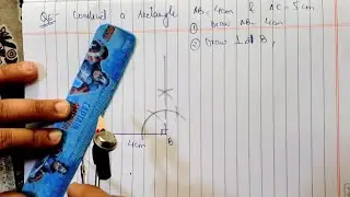 Construct a square in which diagonal is 8 cm I