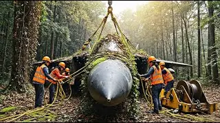 ASMR Jet Restoration! Full Restoration of an F-117A Nighthawk from Total Disrepair to Looking New