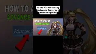 How to Access Advance Server in Mobile Legends #mobilelegends #shortvideo #tutorial #mlbb #ml