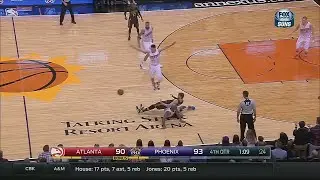 Crazy Sequence in Hawks-Suns Game | January 23, 2016 | NBA 2015-16 Season