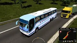 Mumbai to Bangalore Bus Driving ETS2 #ets2 #bus #games