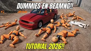 C&oacute;mo instalar DUMMIES en BeamNG.drive 🔥 Tutorial f&aacute;cil 2026