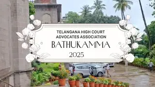 BATHUKAMMA 2025 CELEBRATION at TELANGANA HIGH COURT, Mini Vlog of Flowers Festival with  Advocates