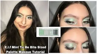 E.l.f Mint To Be Palette Makeup Tutorial! | First Time Trying it Out! (voice over + music)