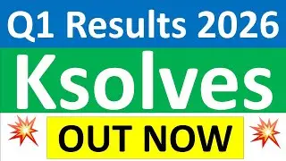 KSOLVES Q1 results 2026 | KSOLVES results today | KSOLVES Share News | KSOLVES Share latest news