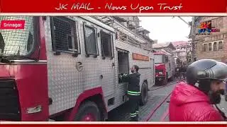 Nowhatta Fire Incident: Fire Damages 03 Residential Houses in Pandan Nowhatta Srinagar,Three Injured