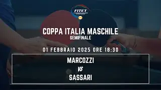 Coppa Italia Maschile🇮🇹 | Semifinale | Marcozzi vs Sassari