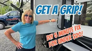 How to Replace Your RV&rsquo;s Stair Handle Grip - Fast & Affordable Repair!
