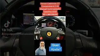 Ferrari Calif&oacute;rnia GT Convers&iacute;vel 4.3 V8 Manual Automatizado Gasolina 2010 - Whatsapp: 11 99330-5197