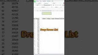 Dropdown list aise banao | Excel ka dhamekedaar Trick #excel #excelshorts #shorts