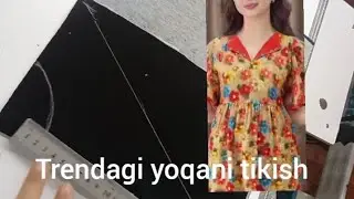 Trendagi yoqani bichib tikilishi