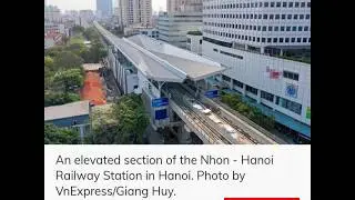 Hanoi second metro to have test run this year