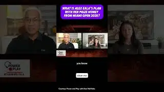 What will #alexeala do with her prize money from the #miamiopen2025 ? #wta #alexandraeala #tennis