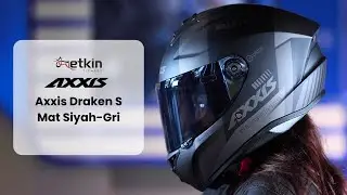 Axxis Draken S Mat Siyah-Gri  Kask İncelemesi