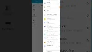 Status bar e bottom menu colorido projeto #sketchware