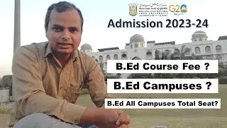 MANUU B.Ed Course Fee | MANUU total Campus | Total Seat | Urdu Universuty | #RizwanZahir
