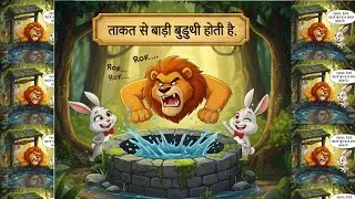 Chintu Khargosh aur Ghamandi Sher || Jungle Ka Raja: Ek Sher Ki Kahani 🦁 | Motivational Hindi Story