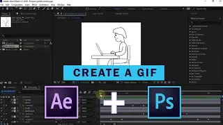 How to Create Animated GIF in Adobe After Effects And Photoshop