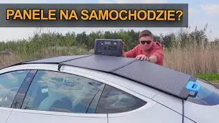 Fotowoltaika na samochodzie elektrycznym - czy to się opłaca?  | Test Bluetti EB70 i PV200⚡