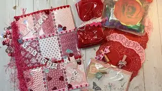 Valentine’s Day Swap Entry #10 from Dawn.  You MUST see this lovely pocket letter! 