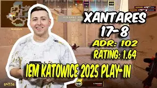 CS2 POV Eternal Fire XANTARES (17/8) vs Complexity (Anubis) IEM Katowice 2025 Play-in