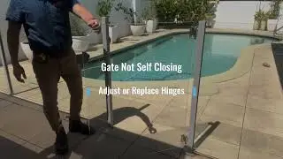Non-Self Closing Gate | Swimming Pool Safety & Compliance Inspection | iCertified