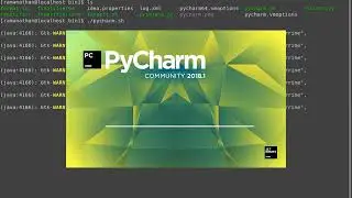 PyCharm 2018 Community Edition Installation in Fedora 28 Workstation.